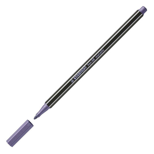 Stabilo pen 68 metallic - viltstift - paars (68 855)