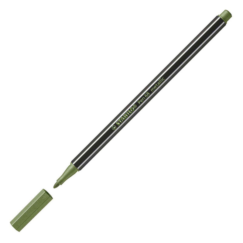 Load image into Gallery viewer, Stabilo pen 68 metallic - viltstift - lichtgroen (68 843)
