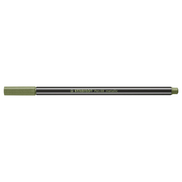 Stabilo pen 68 metallic - viltstift - lichtgroen (68 843)