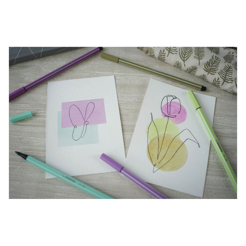 Load image into Gallery viewer, Stabilo pen 68 - viltstift - mos groen (68 35)
