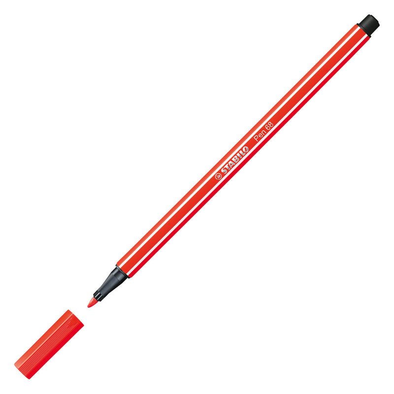 Load image into Gallery viewer, Stabilo pen 68 - viltstift - lichtrood (68 40)
