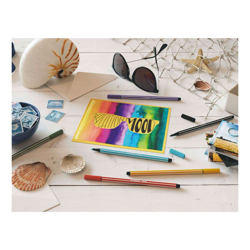 Load image into Gallery viewer, Stabilo pen 68 - viltstift - geel (68 44)
