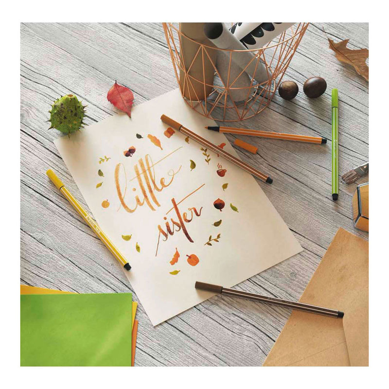 Load image into Gallery viewer, Stabilo pen 68 - viltstift - zwart (68 46)
