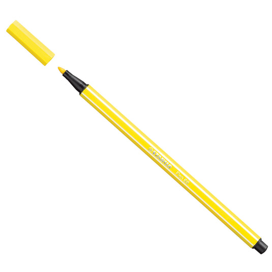 Stabilo pen 68 - viltstift - citroen geel (68 24)