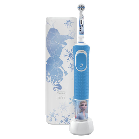 Oral-b kids disney frozen 2 elektrische tandenbostel blauw wit