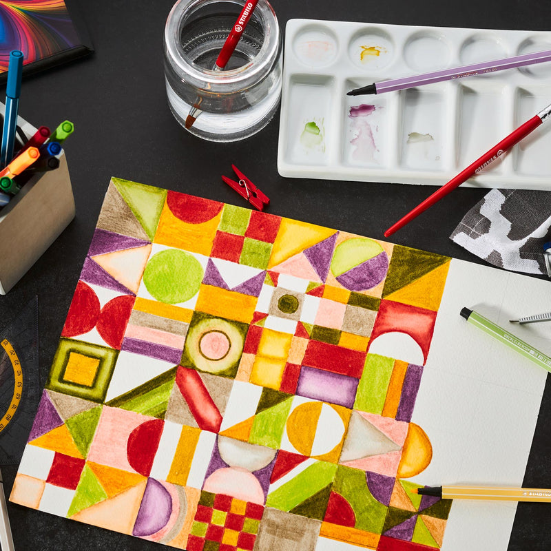 Load image into Gallery viewer, STABILO Pen 68 in Metalen Doos, 20kl.
