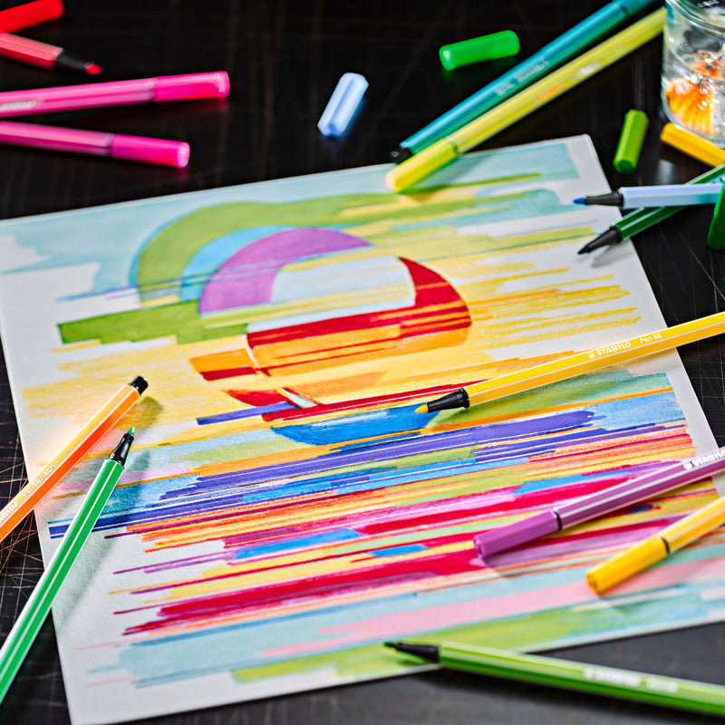 Load image into Gallery viewer, STABILO Pen 68 in Metalen Doos, 20kl.
