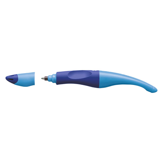 Stabilo easyoriginal - ergonomische rollerball - rechtshandig - blauwe inkt - navulbaar - blauw