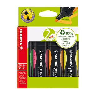 Abi tekstmarker stlo green boss multikleur