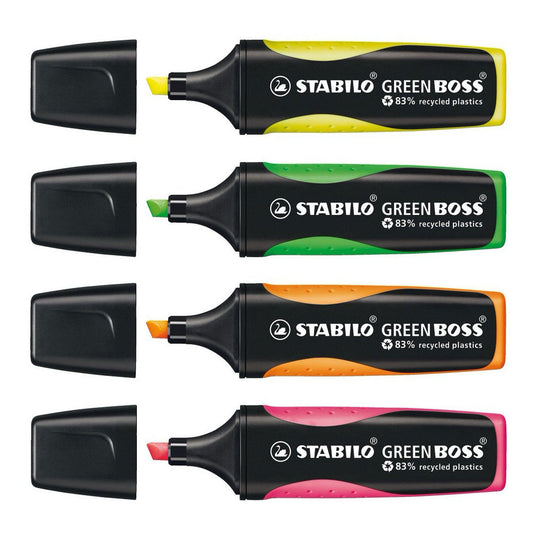 Stabilo tekstmarker green boss multikleur