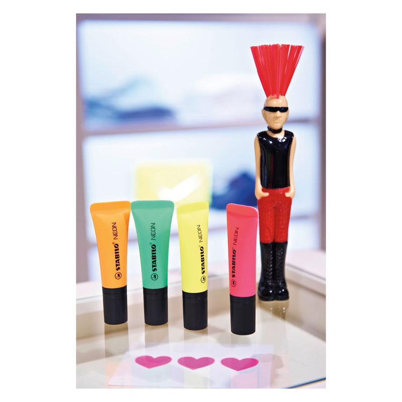 Load image into Gallery viewer, Stabilo neon - markeerstift - set met 4 stuks
