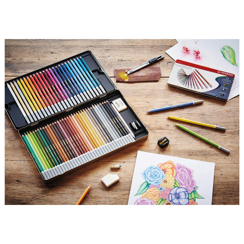 Load image into Gallery viewer, Stabilo carbothello -kalkpastel kleurpotlood - loofgroen

