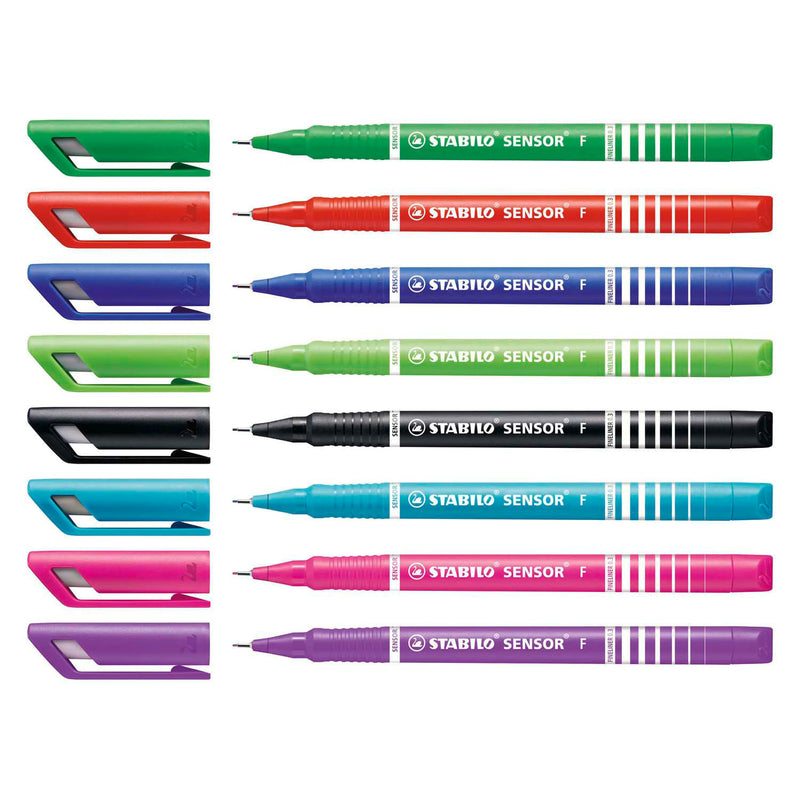 Load image into Gallery viewer, Stabilo sensor fineliner etui 8 kleuren
