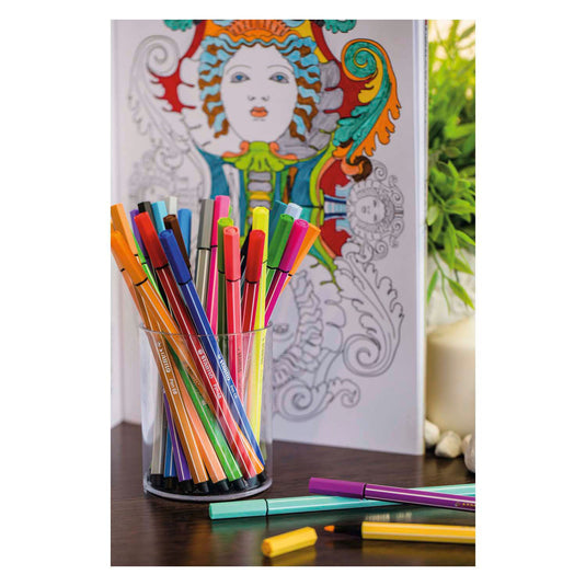 Stabilo Pen 68 Rollerset Viltstiften, 30st.