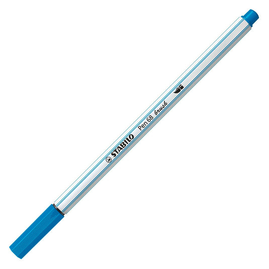 Stabilo pen 68 brush - viltstift - lichtblauw (31)
