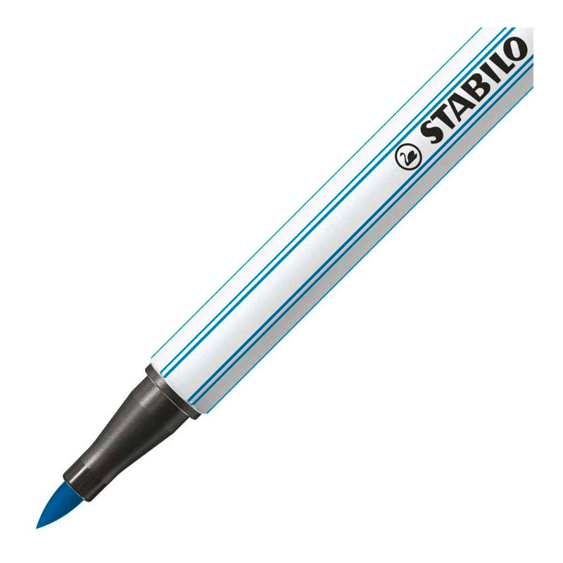 Load image into Gallery viewer, Stabilo pen 68 brush - viltstift - lichtblauw (31)
