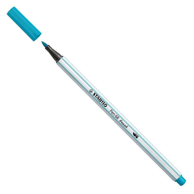 Load image into Gallery viewer, Stabilo pen 68 brush - viltstift - lichtblauw (31)
