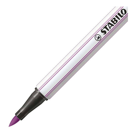 Stabilo pen 68 brush - viltstift - pruimen paars (60)