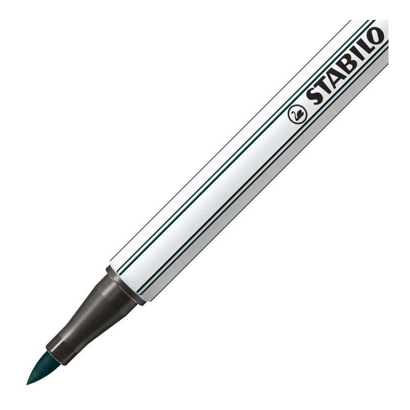Load image into Gallery viewer, Stabilo Pen 68 Brush 63 Aarde Groen
