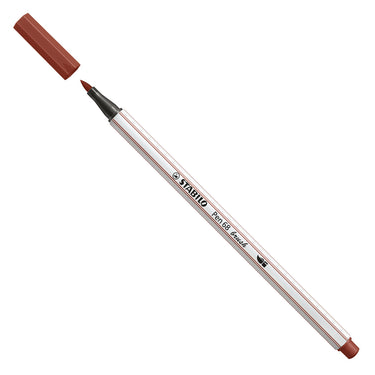 Stabilo pen 68 brush - viltstift - sienna (75)