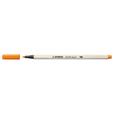 Stabilo pen 68 brush - viltstift - oranje (54)