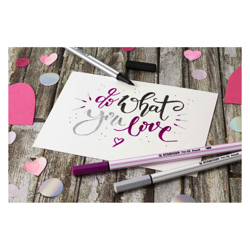 Load image into Gallery viewer, Stabilo pen 68 brush - viltstift - oranje (54)

