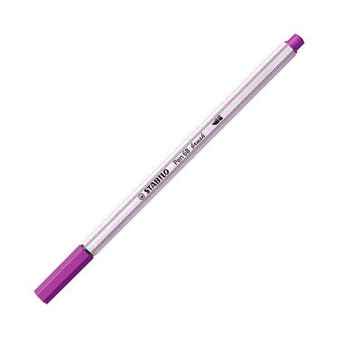 Stabilo pen 68 brush - viltstift - lila (58)