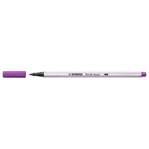 Stabilo pen 68 brush - viltstift - lila (58)
