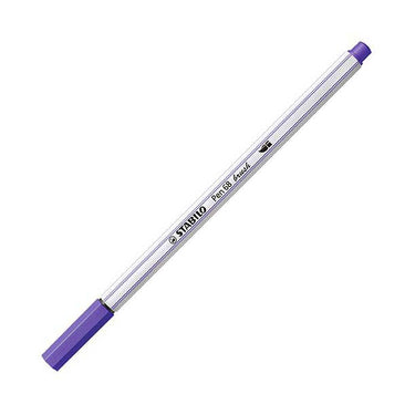 Stabilo pen 68 brush - viltstift - paars (55)