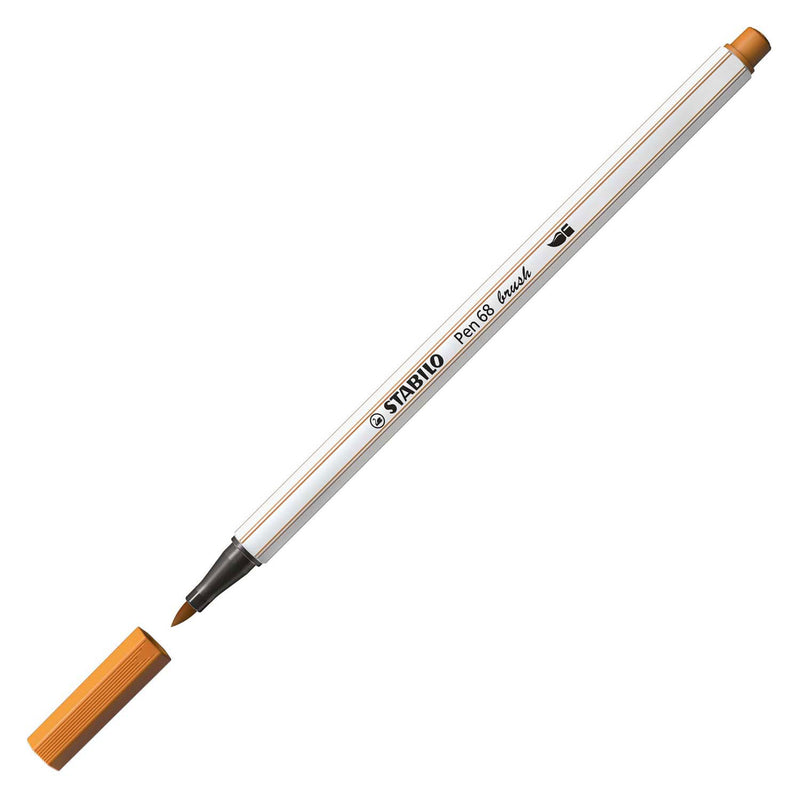 Load image into Gallery viewer, Stabilo pen 68 brush - viltstift - donker oker (89)
