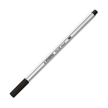 Stabilo pen 68 brush - viltstift - zwart (46)