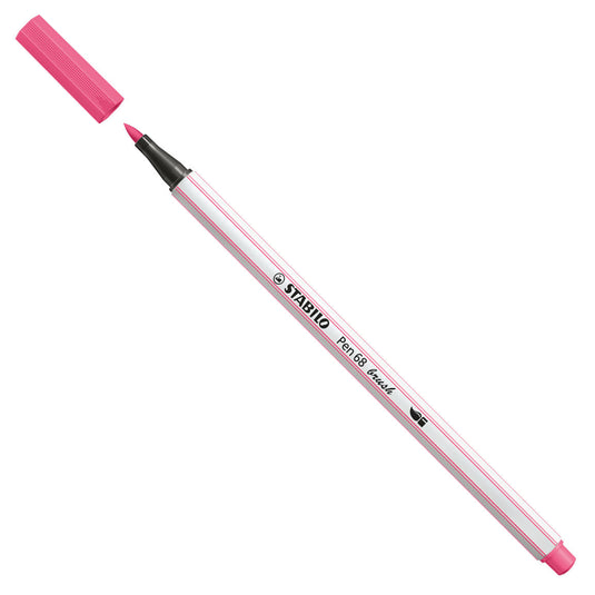 Stabilo pen 68 brush - viltstift - roze (29)