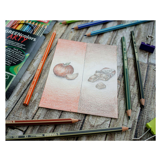 Abi stlo greencolors arty kleurpotloden etui a 24 stuks