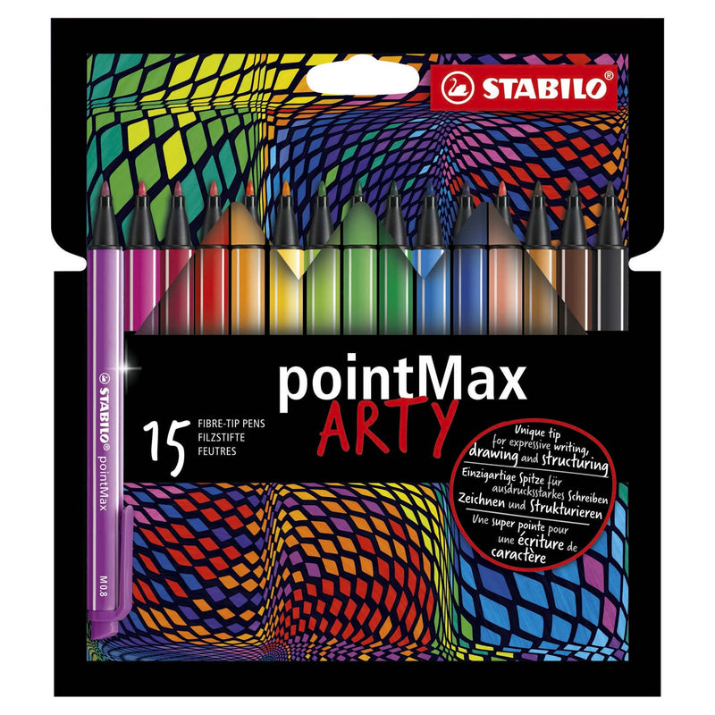 Load image into Gallery viewer, Stabilo pointmax - hardtip fineliner - arty - set 15 stuks
