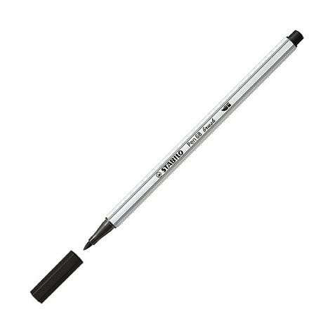 Stabilo pen 68 brush - viltstift - arty - set met 12 stuks