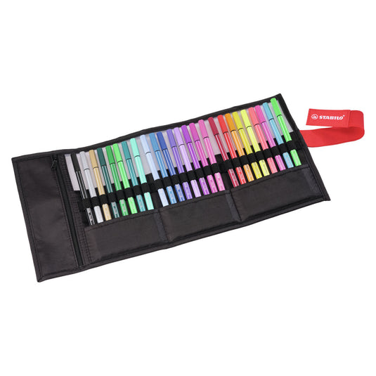 Stabilo pen 68 viltstiften rollerset arty etui a 25