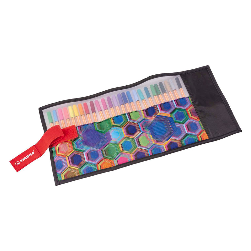Load image into Gallery viewer, Stabilo point 88 - fineliner 0,4 mm - rollerset - arty - etui met 25 kleuren
