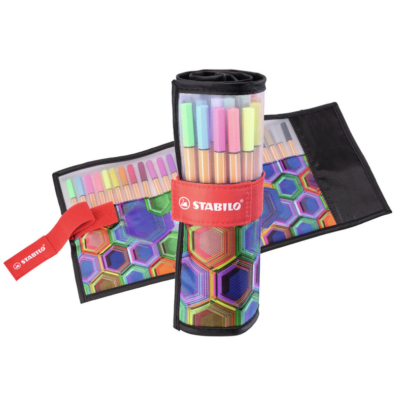 Load image into Gallery viewer, Stabilo point 88 - fineliner 0,4 mm - rollerset - arty - etui met 25 kleuren
