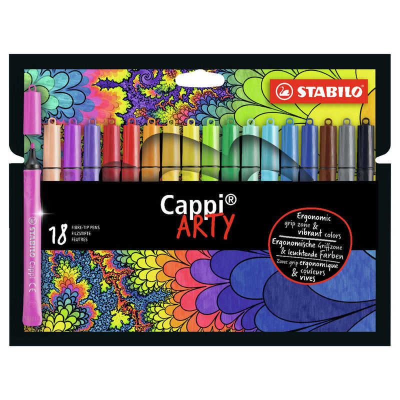 Load image into Gallery viewer, Stabilo Cappi ARTY Viltstiften 18st.
