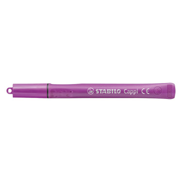 Stabilo cappi - viltstift - nooit meer je dop kwijt dankzij de dopring - arty etui met 18 kleuren