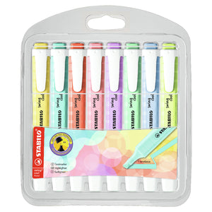 Stabilo swing cool pastel - markeerstift - set met 8 stuks