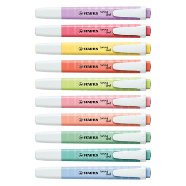 Stabilo swing cool pastel - markeerstift - set met 8 stuks