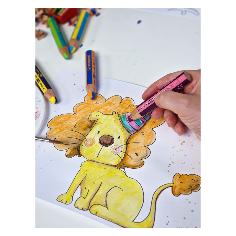 Load image into Gallery viewer, STABILO Woody 3in1 Duo met Puntenslijper, 11dlg.
