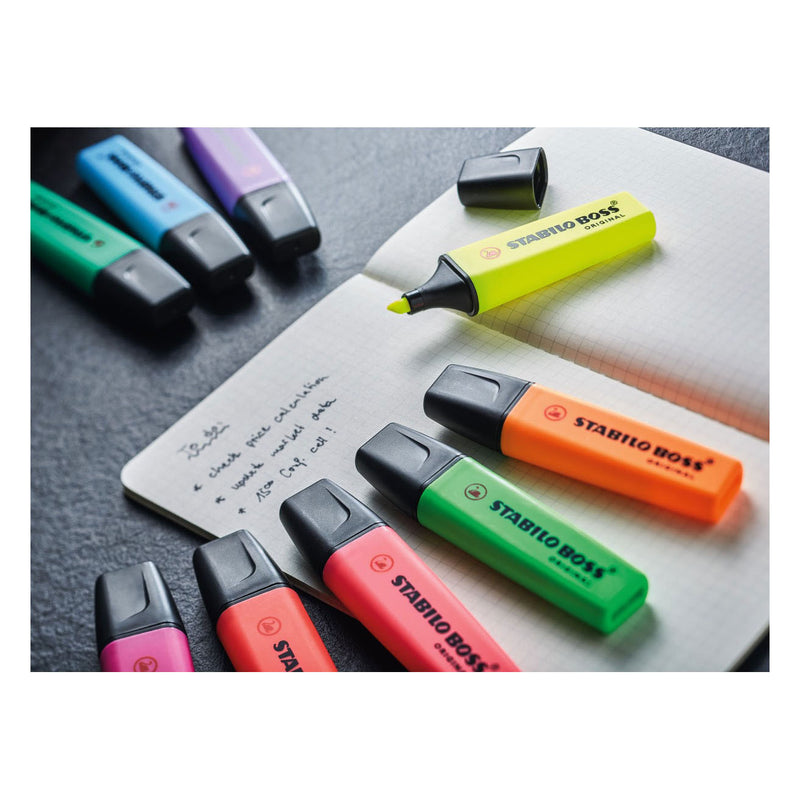 Load image into Gallery viewer, Stabilo boss original markeerstift 4 stuks | 2 stuks
