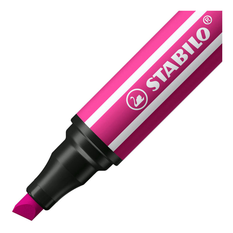 Load image into Gallery viewer, Stabilo pen 68 max - viltstift met dikke beitelpunt - roze
