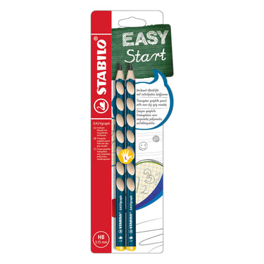 Stabilo easygraph hb linkshandig grafietpotlood petrol - 2st.