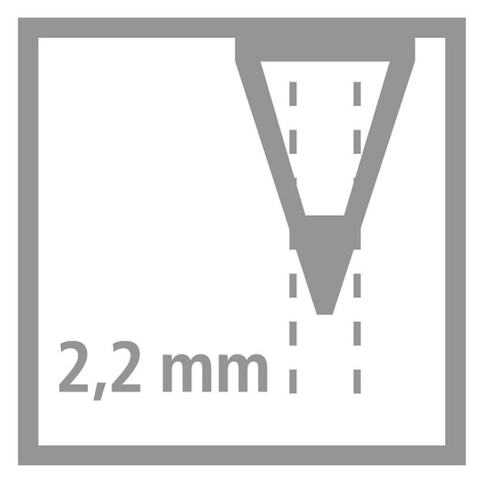 Stabilo swano hb grafietpotlood met gum - 12st.