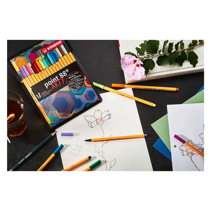 Load image into Gallery viewer, Stabilo point 88 arty fineliners - 24dlg.

