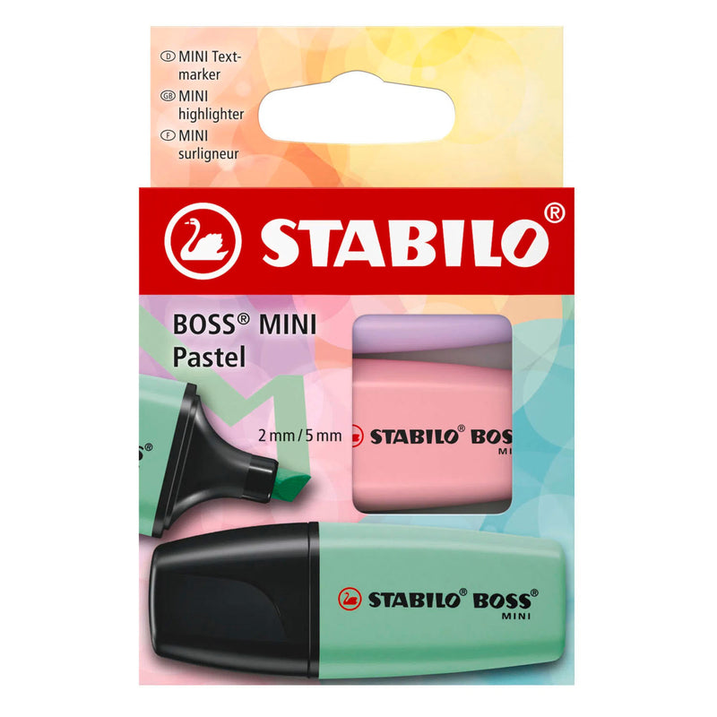 Load image into Gallery viewer, Stabilo boss mini pastel markeerstiften - 3dlg.
