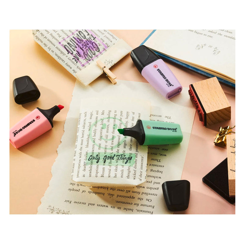 Load image into Gallery viewer, Stabilo boss mini pastel markeerstiften - 3dlg.
